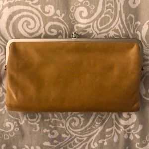 Tan HOBO clutch wallet